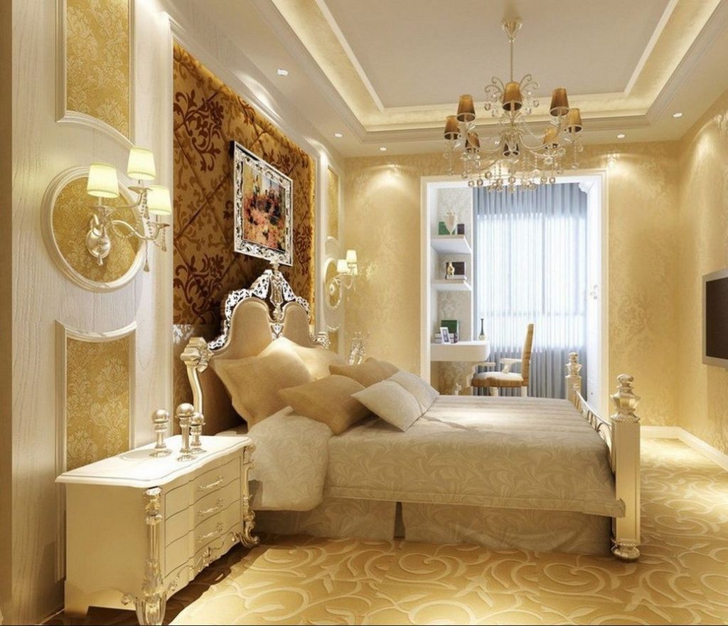 صورة لشكل جبس بورد لغرفة النوم العصرية