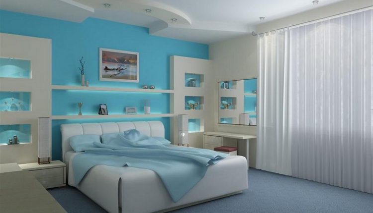 صورة لشكل غرفة نوم من ديكور جبس بورد بالوان جذابة ومريحة للعين