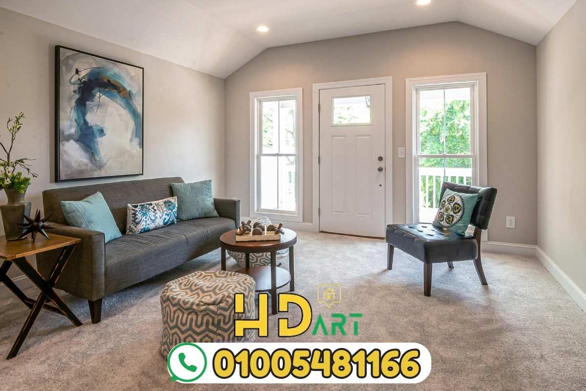 تشطيب شقة مودرن في الإسكندرية بتصميم داخلي عصري