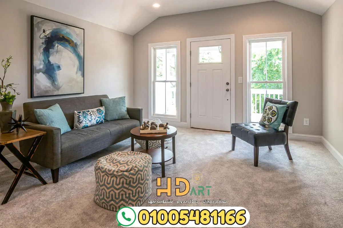 تشطيب شقة مودرن في الإسكندرية بتصميم داخلي عصري
